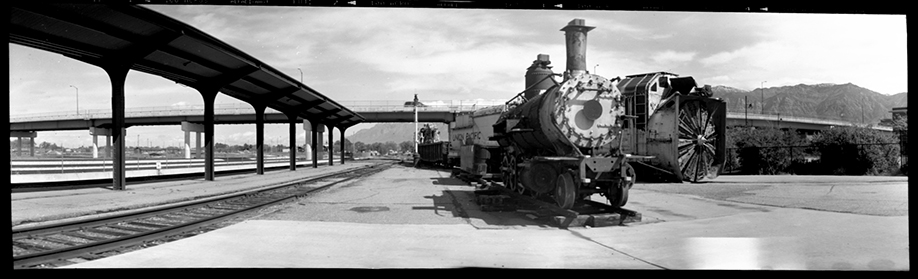 The steam locomotive is No. 223, an 1881 Grant loco currently under restoration at Ogden’s Union Station. Photo by Maurice Greeson.