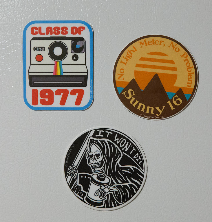 ShootFilmCo.Com Vinyl Stickers - Made Into Magnets