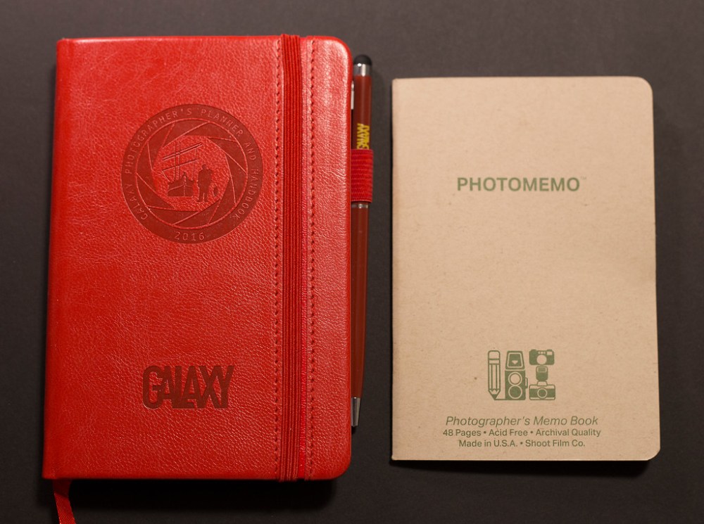 Galaxy Photographer's Planner & Handbook Vs PhotoMemo Photographer's Memo Book