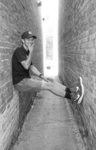 Caleb in the Alley - Brigham City, Utah