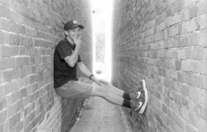 Caleb in the Alley - Brigham City, Utah