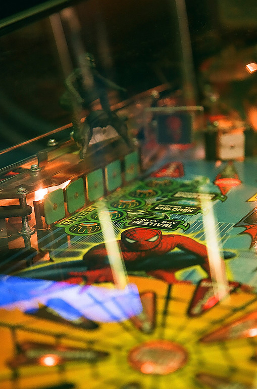 Spider-Man Pinball at Flynn's Retrocade - Roy, Utah