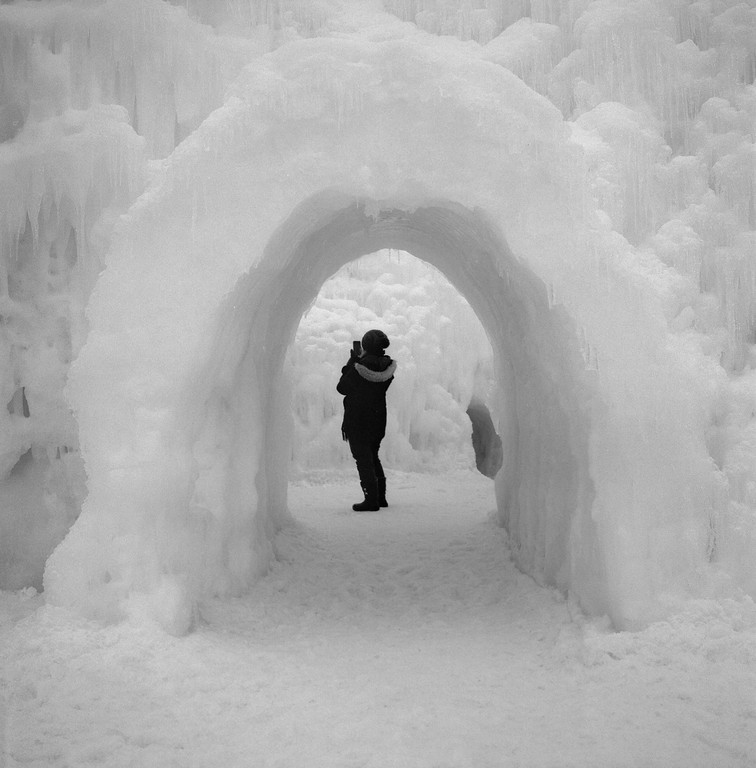 Midway Ice Castles - Midway, Utah (Fuji Acros 100II)