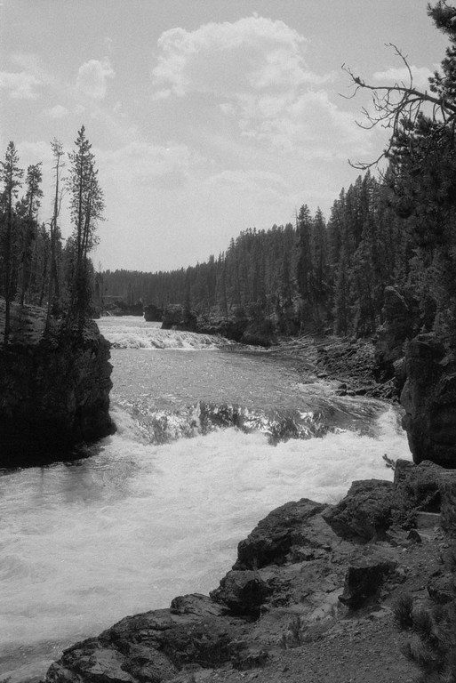 Yellowston River - Yellowstone National Park, Wyoming.