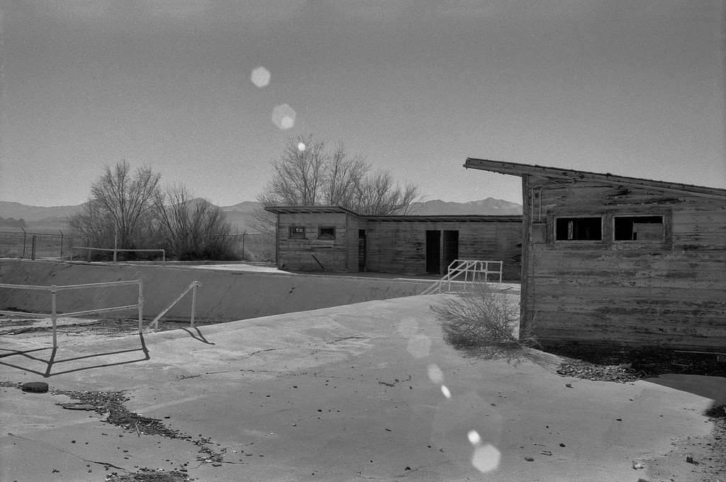 Abandoned Swimming Pool at the Historic Wendover Airfield - Wendover, Utah