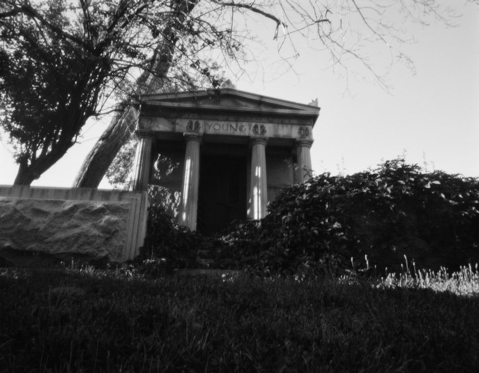 Pinhole Photos at Mount Olivet Cemetery