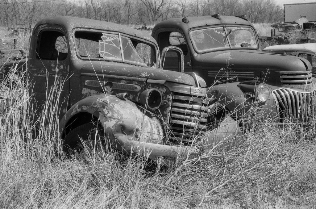 Abandoned Trucks - Route 66 - Erick, Oklahoma