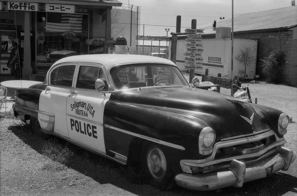Vintage Police Car - Route 66 - Seligman, Arizona