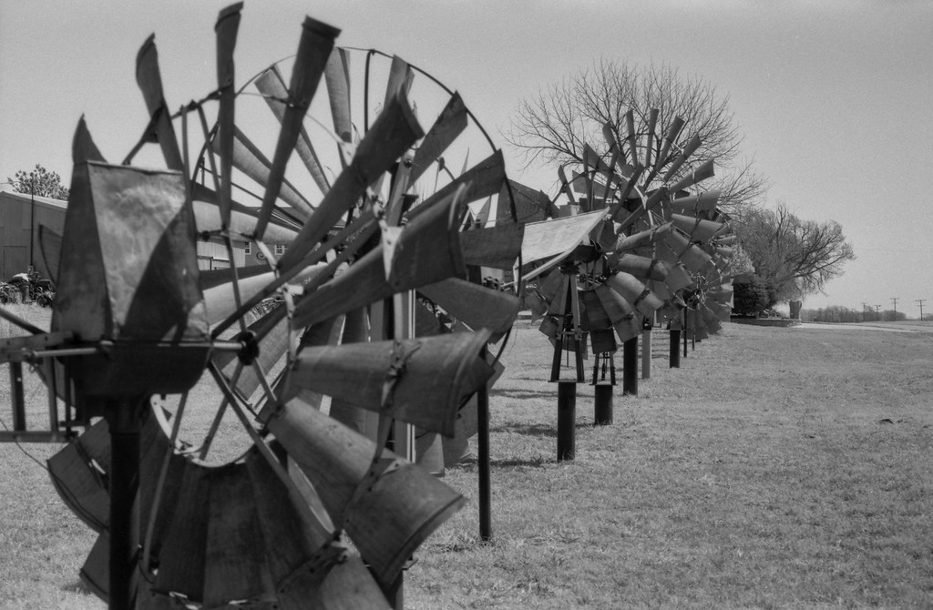 Antique Windmills - Route 66 - Erick, Oklahoma