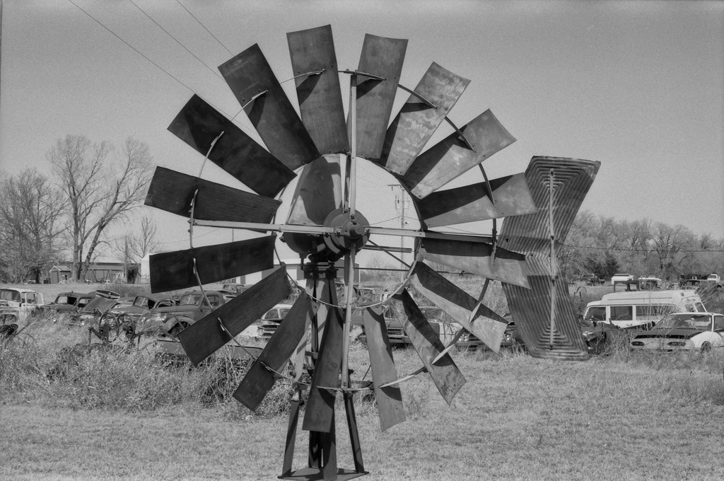 Antique Windmills - Route 66 - Erick, Oklahoma