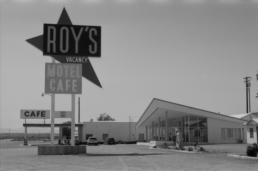 Roy's Motel and Cafe in Amboy, California