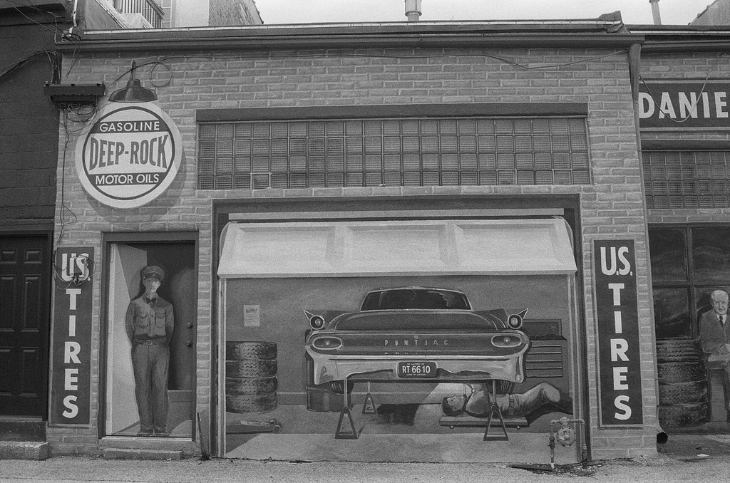 Deep Rock Wall Mural in Pontiac - Route 66 - Pontiac Illinois