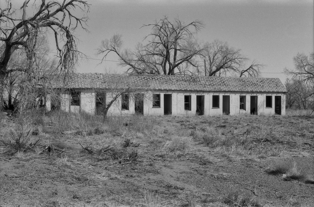 Abandoned Texas Longhorn Motel - Route 66 - Glenrio, Texas