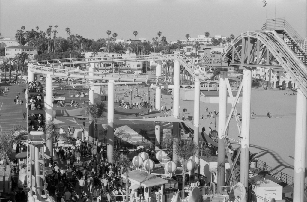Pacific Park Santa Monica Pier Ferris Wheel - Route 66 - Santa Monica, California