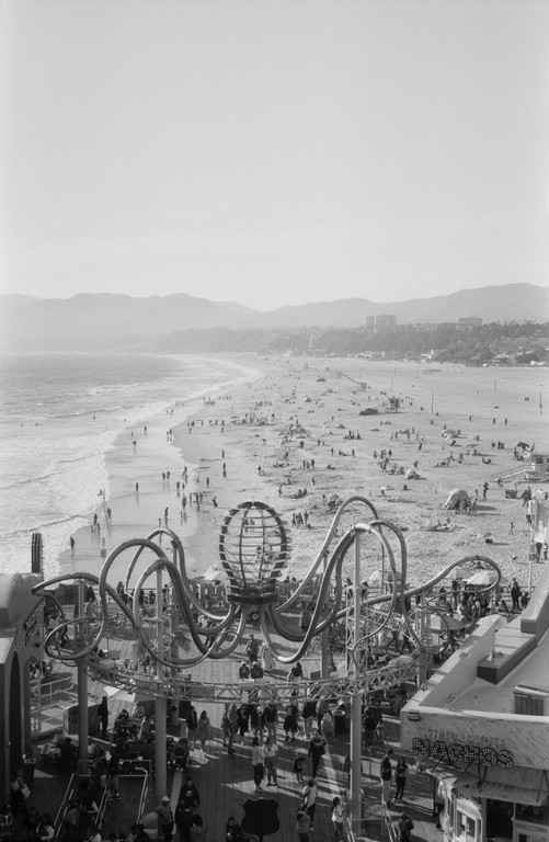 Pacific Park Santa Monica Pier Ferris Wheel - Route 66 - Santa Monica, California