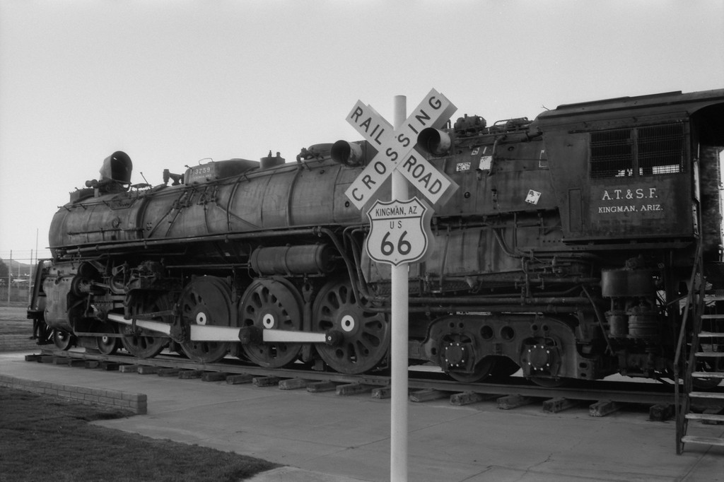 Atchison, Topeka and Santa Fe Railway Locomotive #3759 - Route 66 - Kingman, Arizona