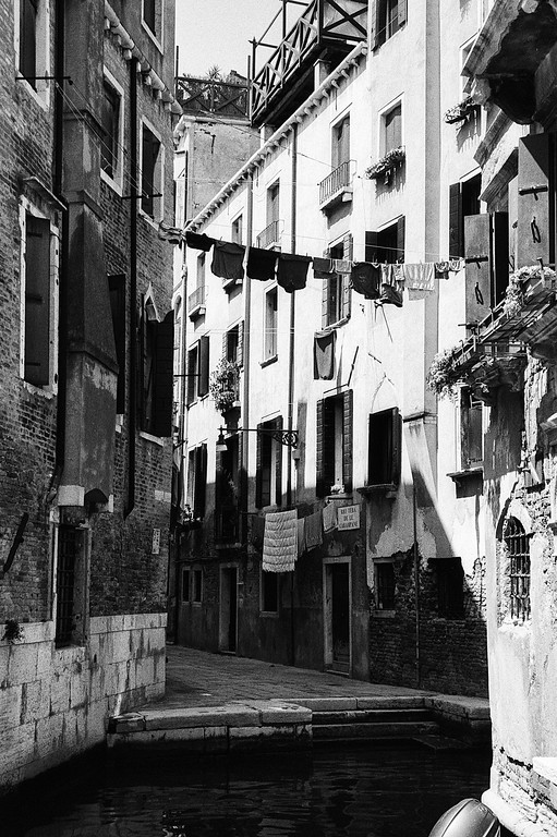 Narrow Canal - Venice, Italy