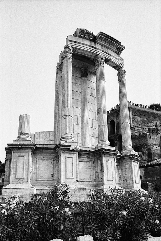 Temple of Vesta - Roman Forum in Rome, Italy