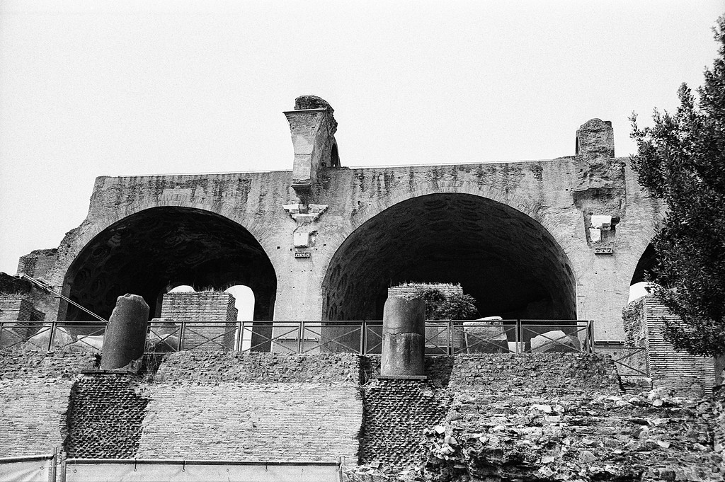 Basilica of Maxentius - Roman Forum in Rome, Italy