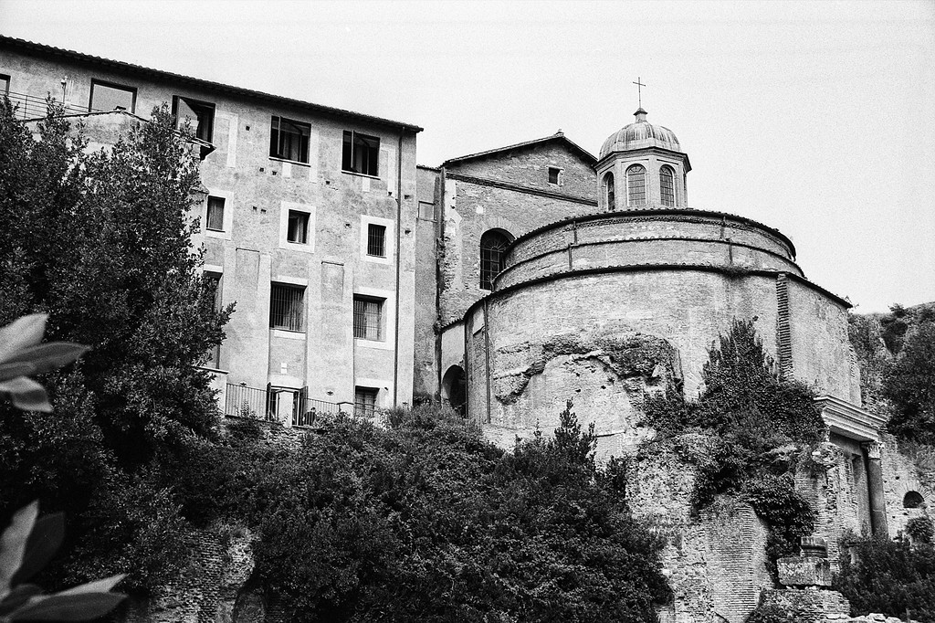 Temple of Romulus - Roman Forum in Rome, Italy