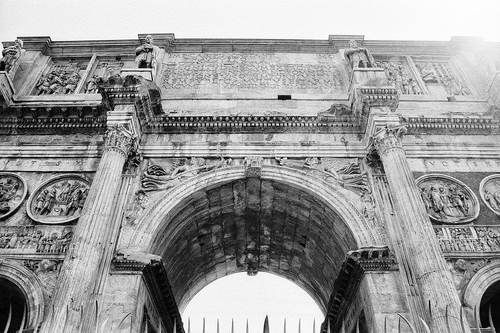Arch of Constantine - Roman Forum in Rome, Italy