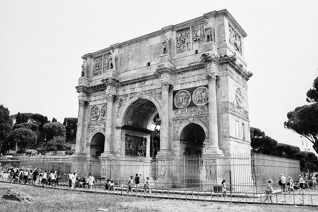 Arch of Constantine - Roman Forum in Rome, Italy