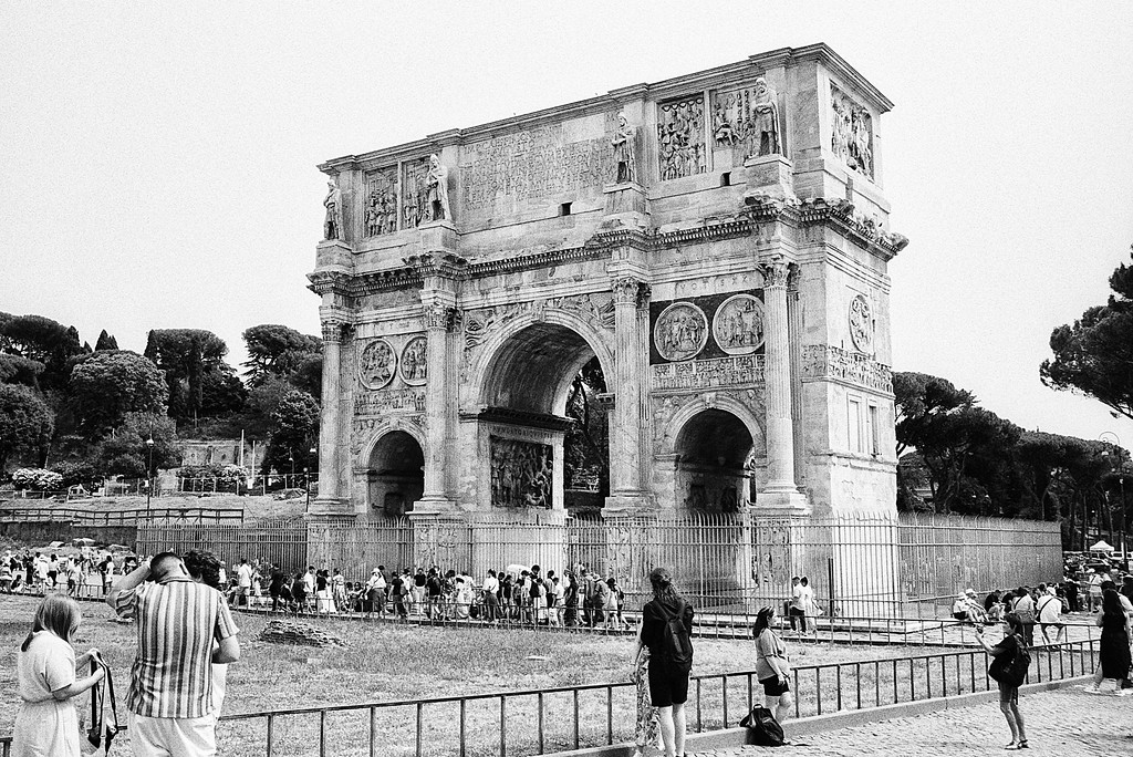 Arch of Constantine - Roman Forum in Rome, Italy