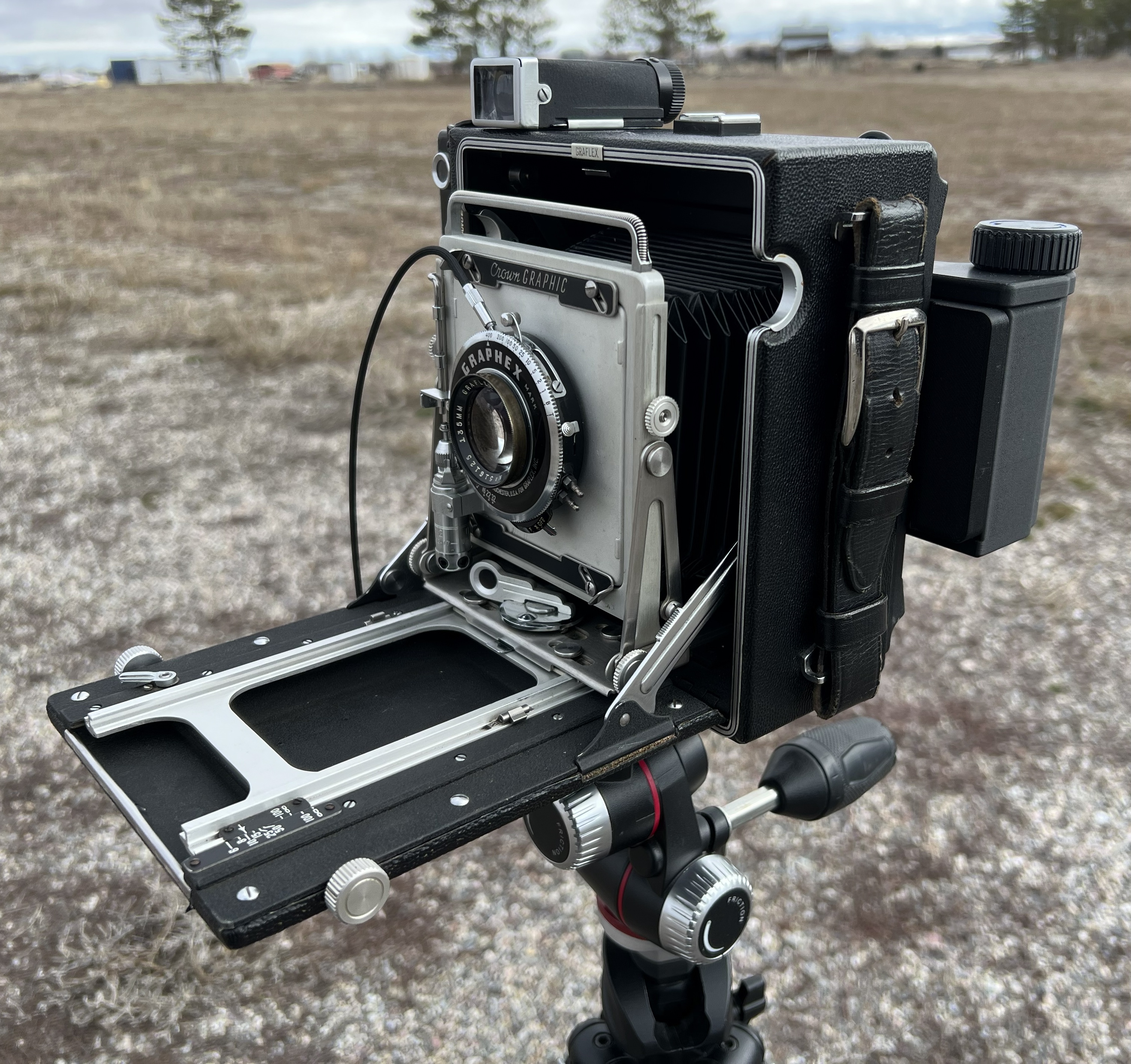 6X Mini on 1955 Graflex Pacemaker - Roll Back